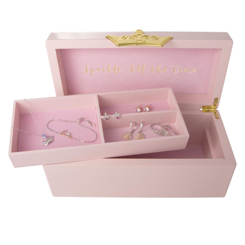 DISNEY – Prinzessin – Schmuckkästchen aus Holz – 24 x 11,5 x 10 cm