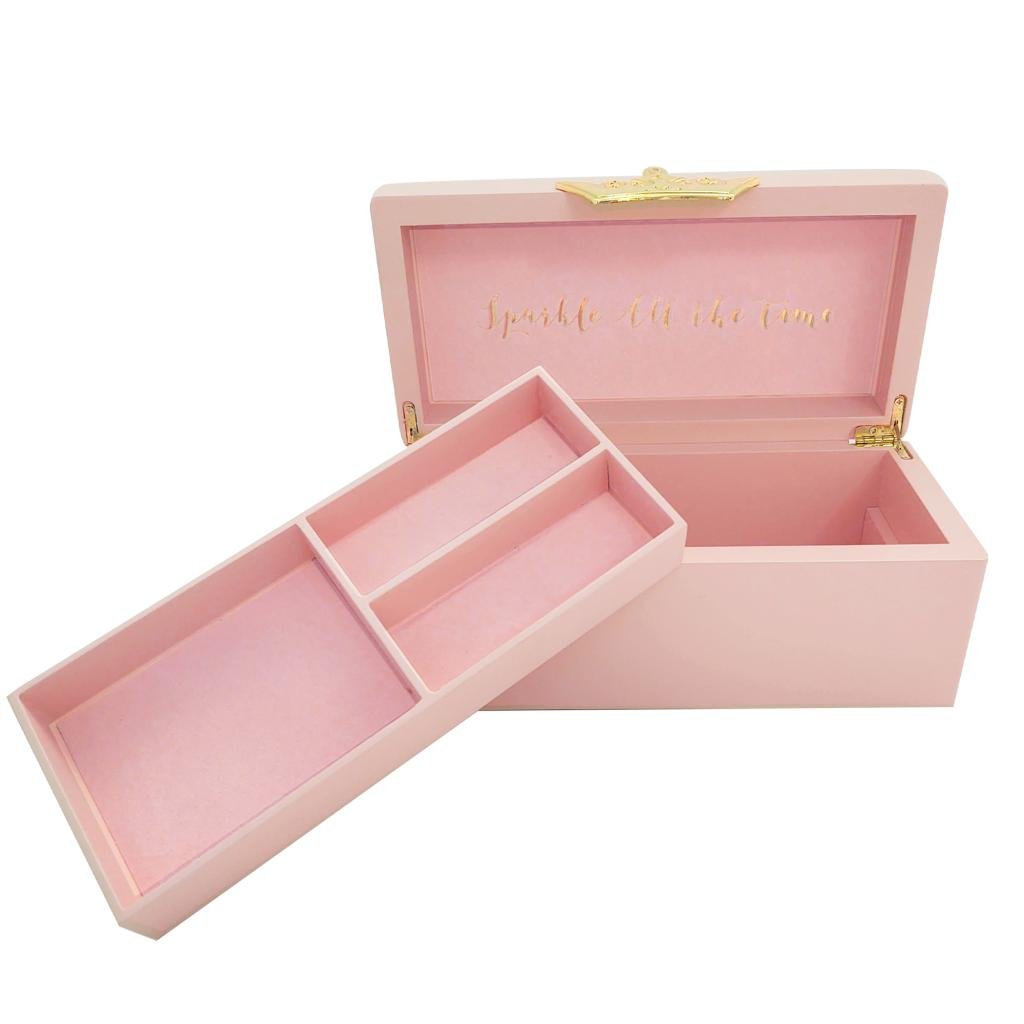 DISNEY – Prinzessin – Schmuckkästchen aus Holz – 24 x 11,5 x 10 cm