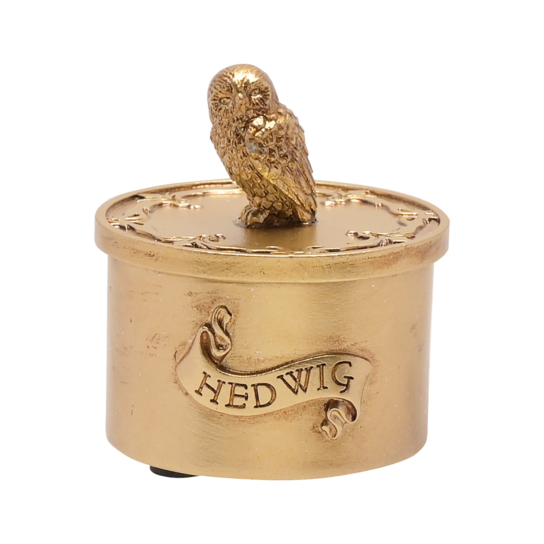 HARRY POTTER – Hedwig – Gold-Schmuckkästchen