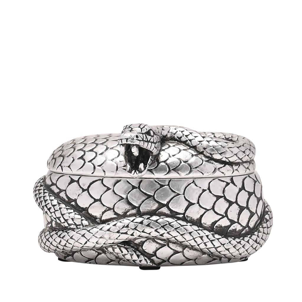 HARRY POTTER – Nagini – Silberne Schmuckschatulle