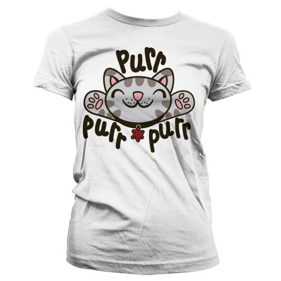 THE BIG BANG - T-Shirt GIRL Soft Kitty Purr-Purr-Purr - Weiß (XXL)