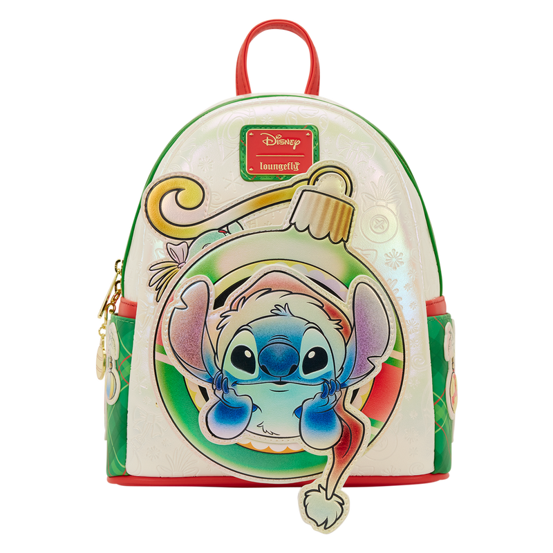 DISNEY - Lilo & Stitch "Holiday" - Mini Backpack LoungeFly