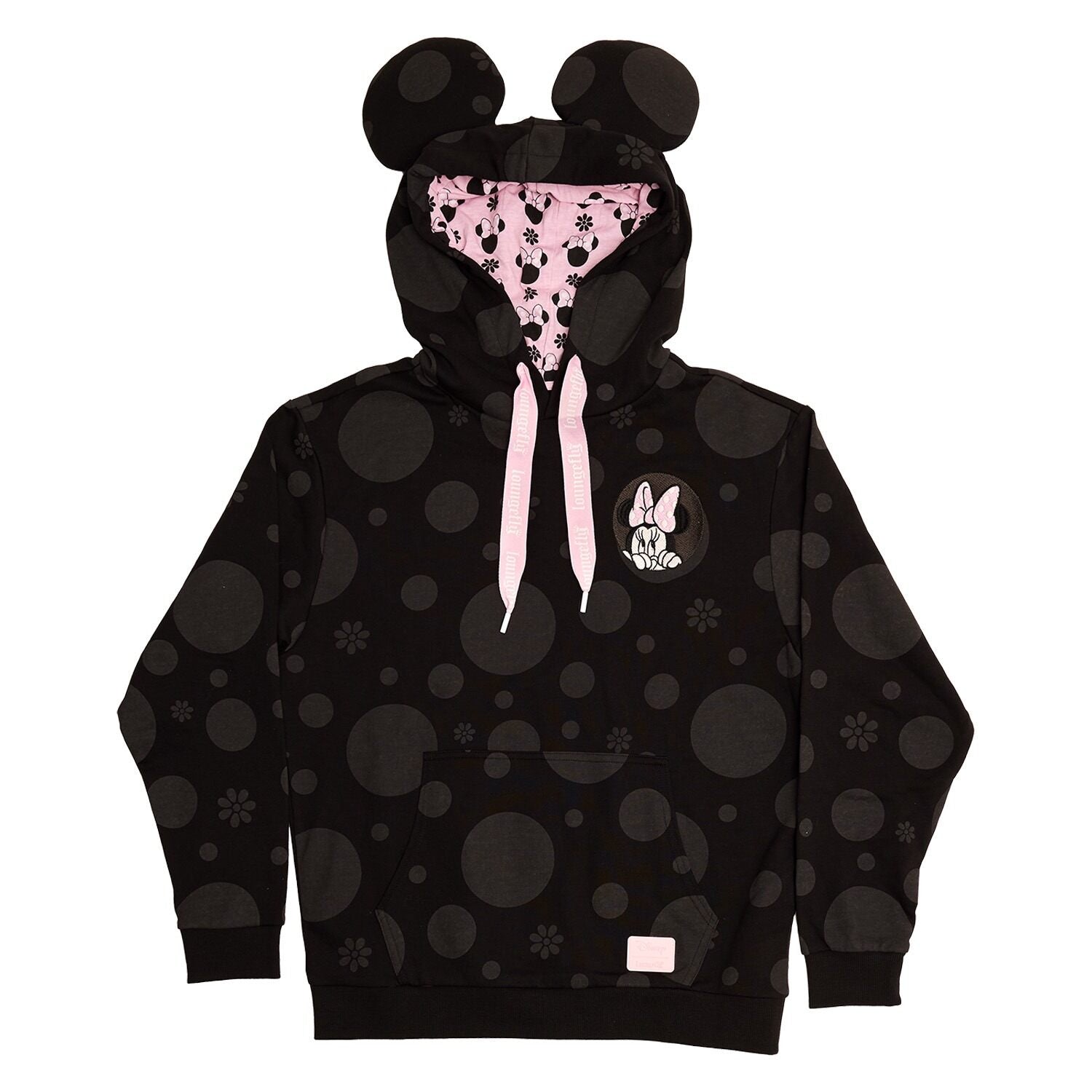 DISNEY - Minnie "Floral Rock the Dots" - Hoodie Unisex Loungefly (S)