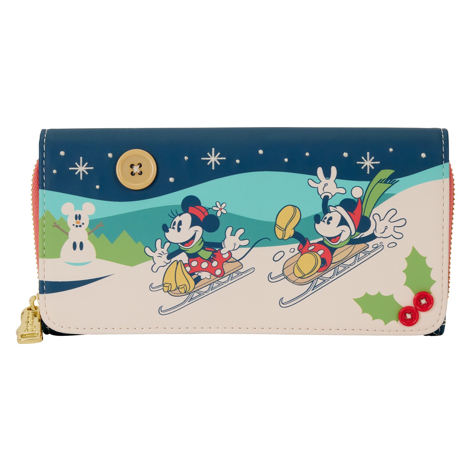 DISNEY - Mickey & Minnie "Holiday" - Wallet LoungeFly