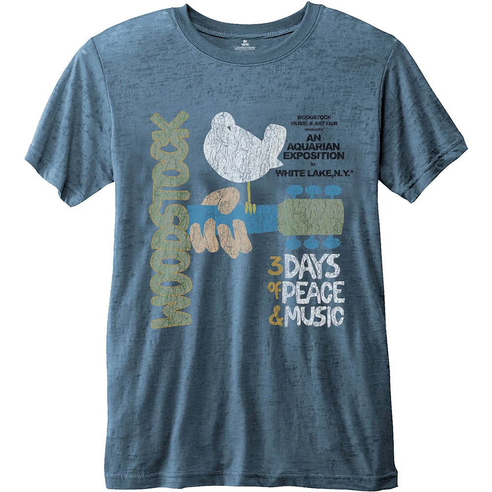 WOODSTOCK - T-Shirt RWC - Classic Vintage Poster (S)