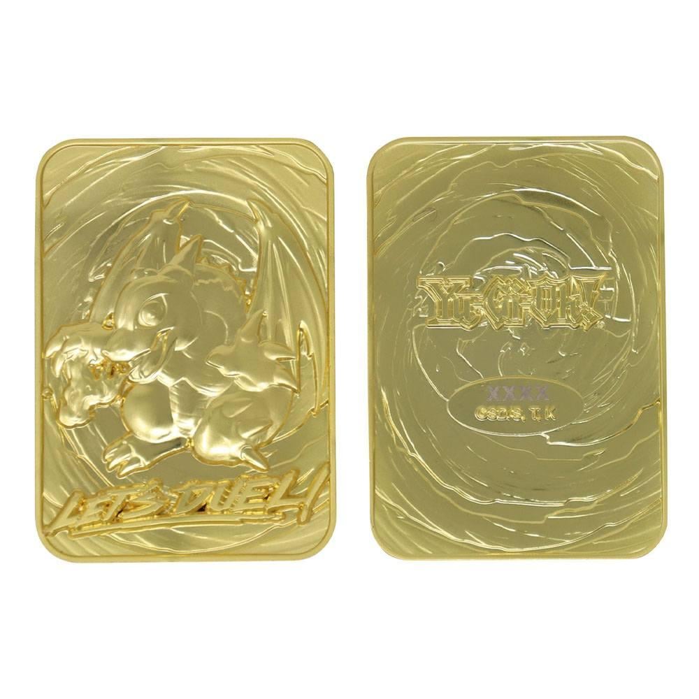 YU-GI-OH! - Baby Dragon – Kartensammler aus vergoldetem Metall