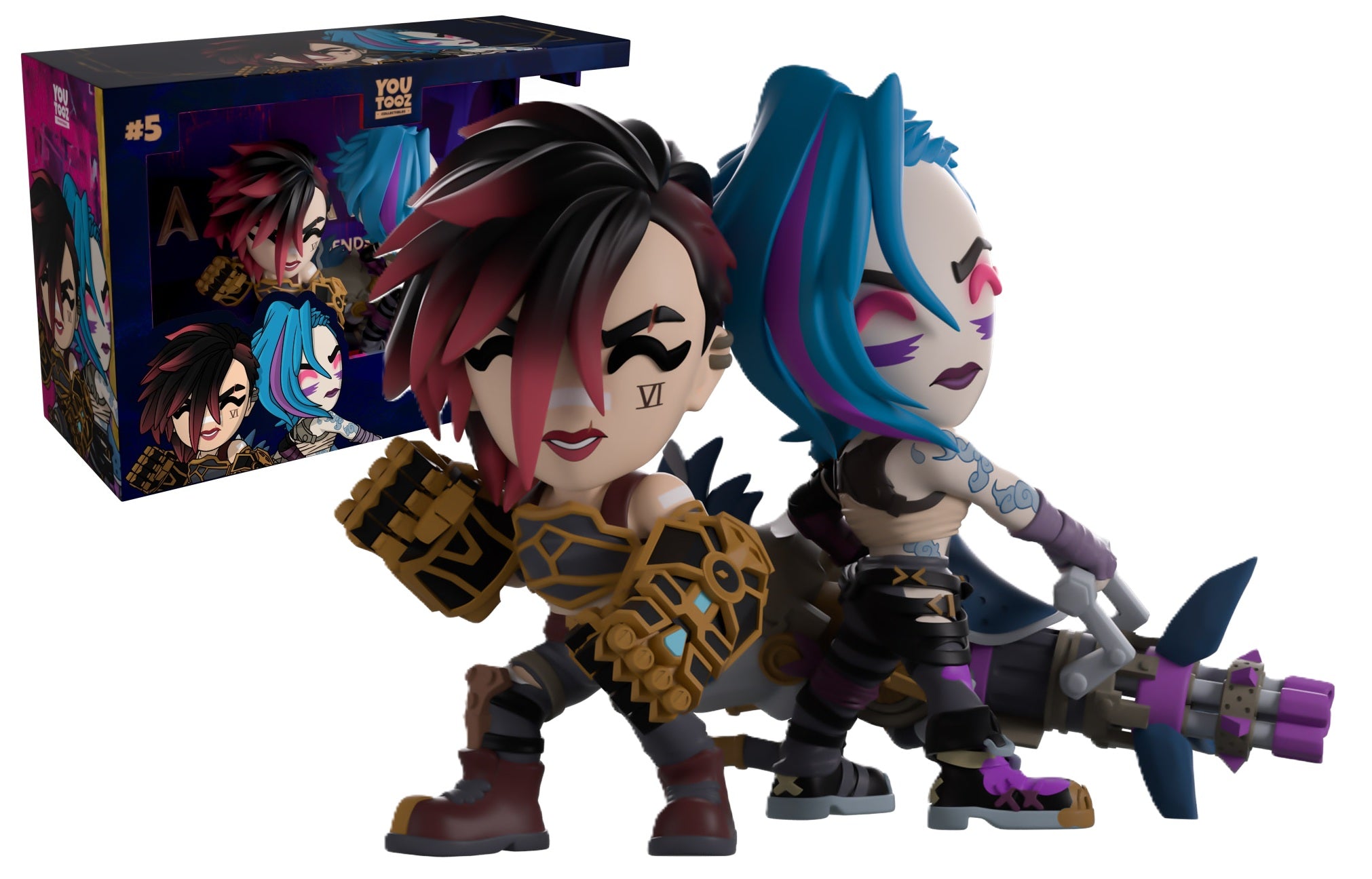 ARCANE - Vi and Jinx - Figure Youtooz 11cm