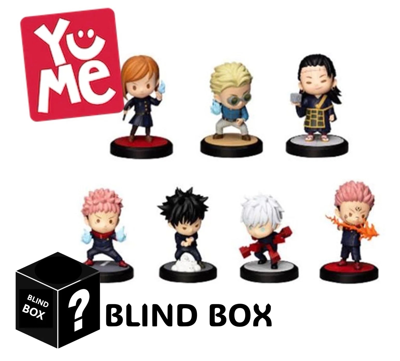 JUJUTSU KAISEN - Cursed Series - Assortiment 6 Figures Blind Box