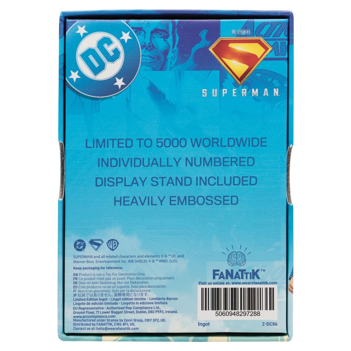SUPERMAN 2025 - Last son of Krypton - Lingot Edition Limitée