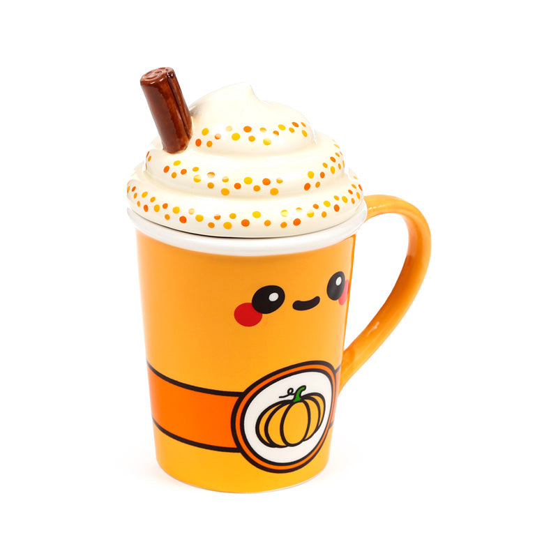 KAWAII - Latte Citrouille Epicé - Mug 11oz + 3D Lid