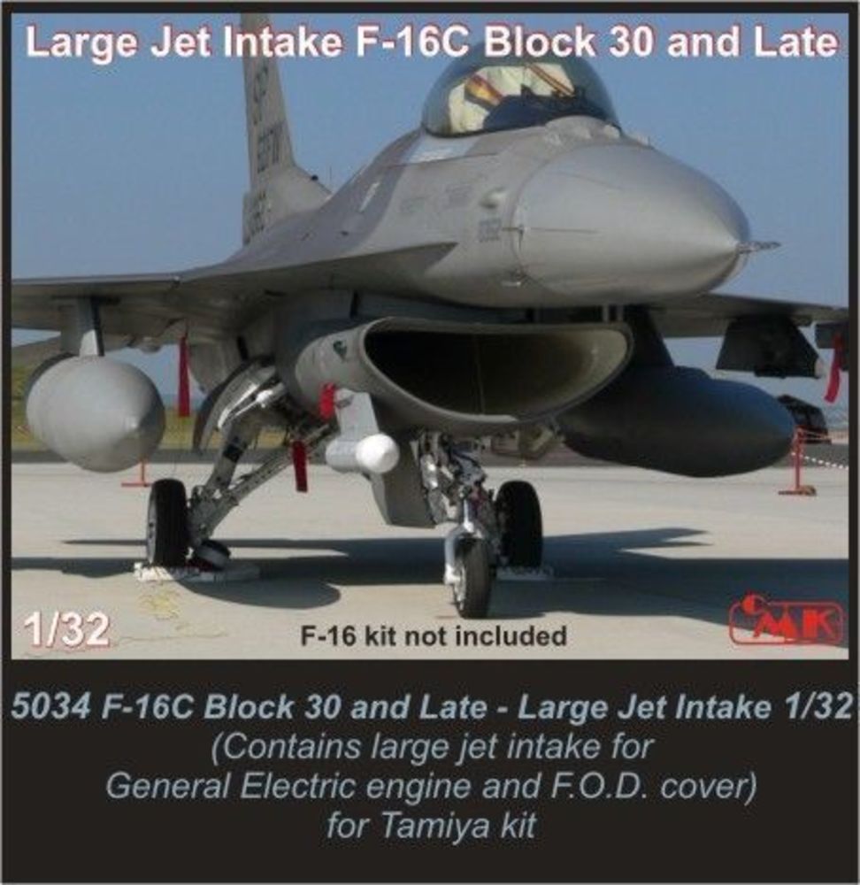 F-16C Block 30 and Late-Large Jet Intake