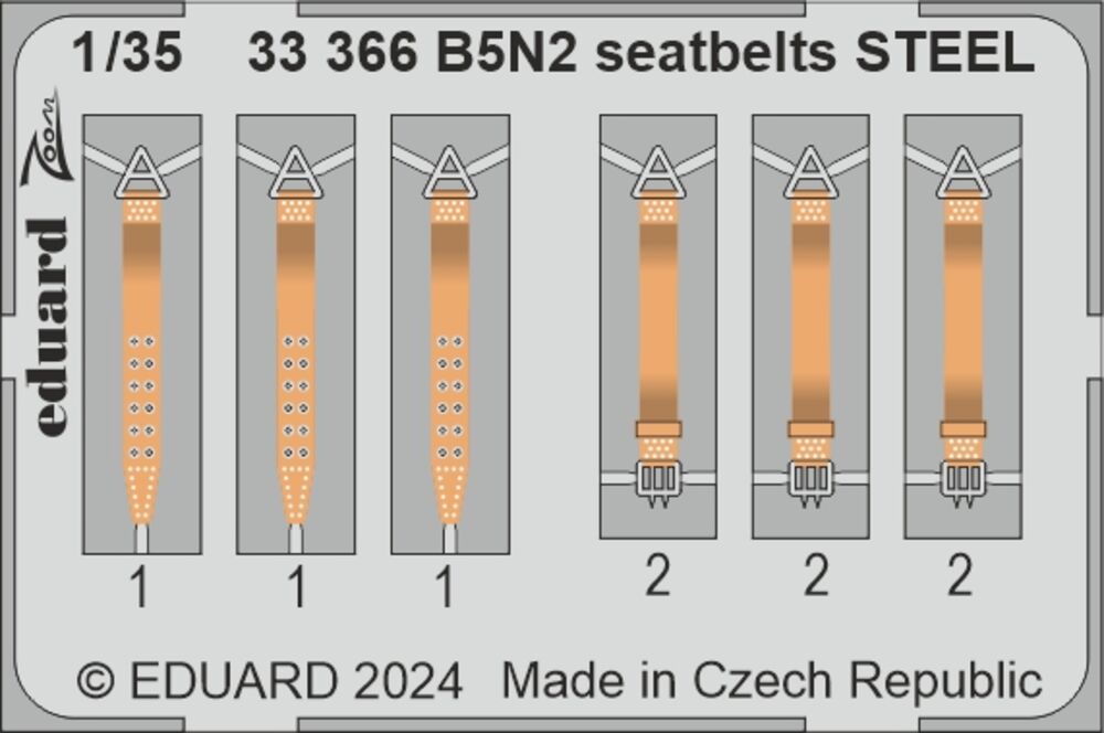 B5N2 seatbelts STEEL BORDER MODEL