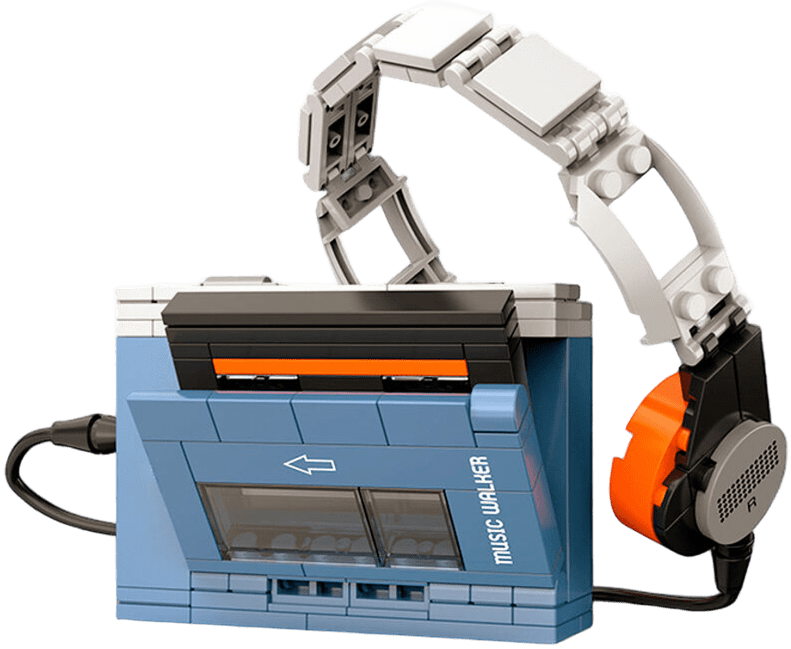 POP SERIES - Construction Kit - 1979 Walkman Cassette Player - 156pc