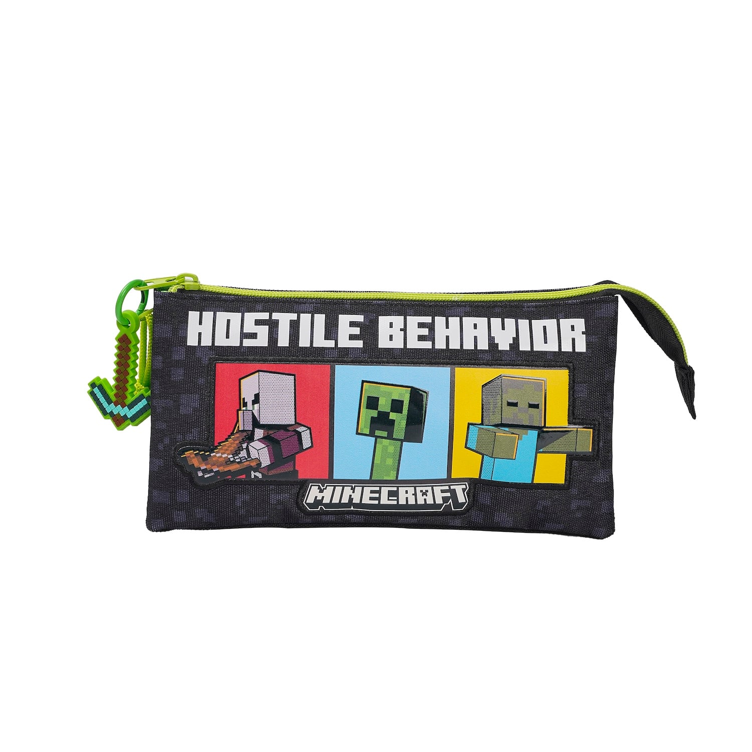 MINECRAFT - Hostil Behavior - Triple Pencil Case