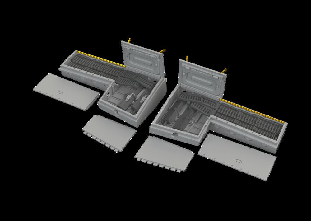 P-51B/C gun bays PRINT EDUARD