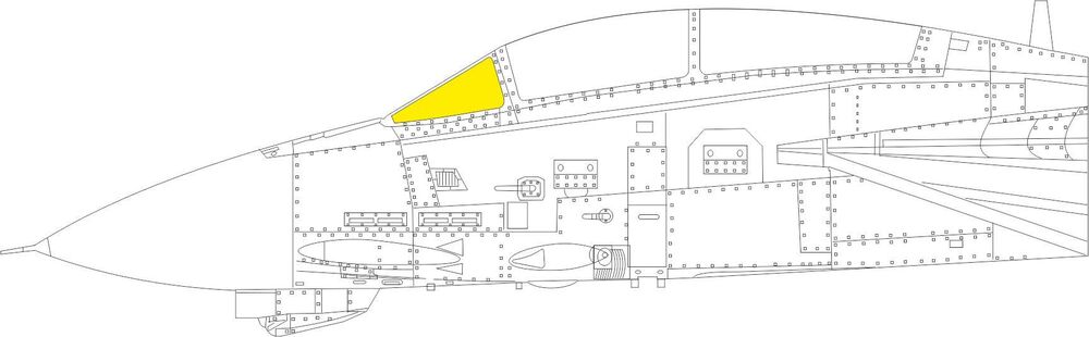 F-14A windshield TFace GREAT WALL HOBBY