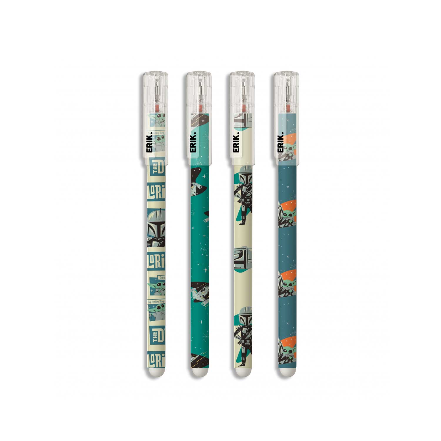 MANDALORIAN - Set of 4 Eraseable Pens