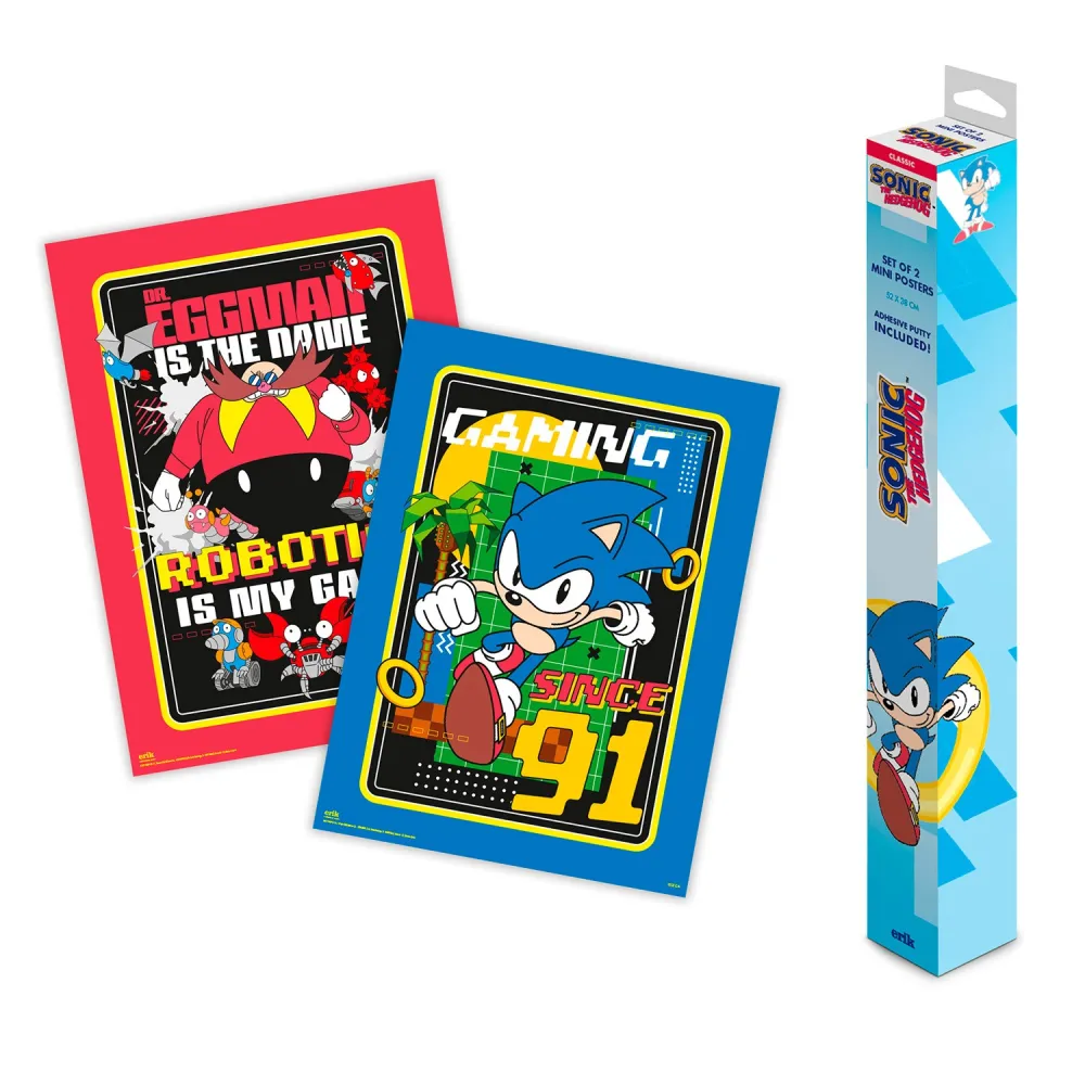 SONIC - Set of 2 Mini Posters 38x52cm