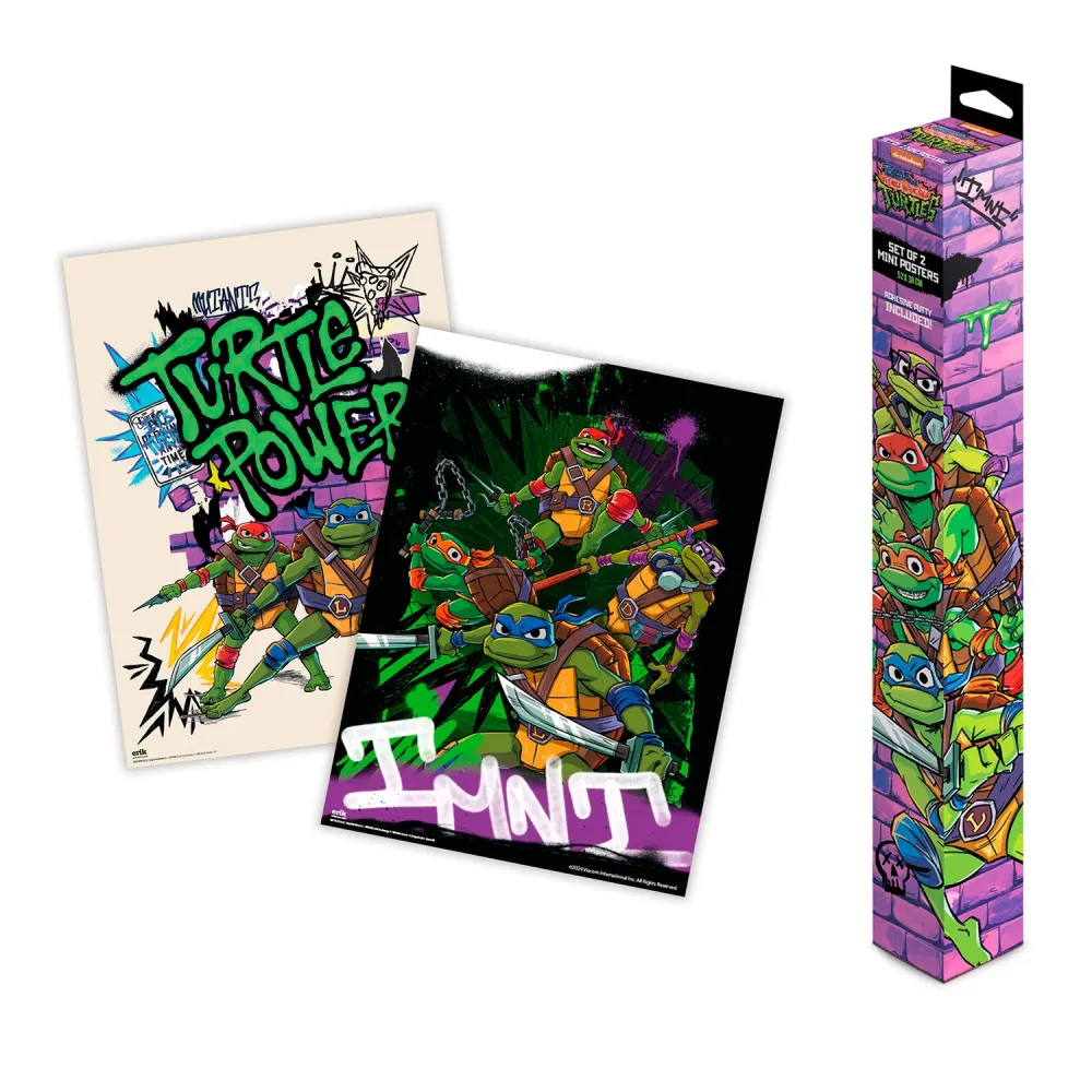 TEENAGE MUTANT NINJA TURTLES - Set of 2 Mini Posters 38x52cm