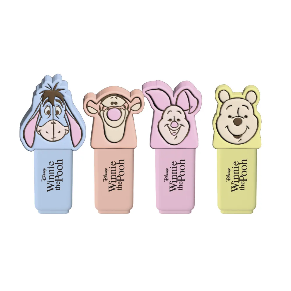 WINNIE THE POOH - Characters - Pack of 4 mini Highlighters