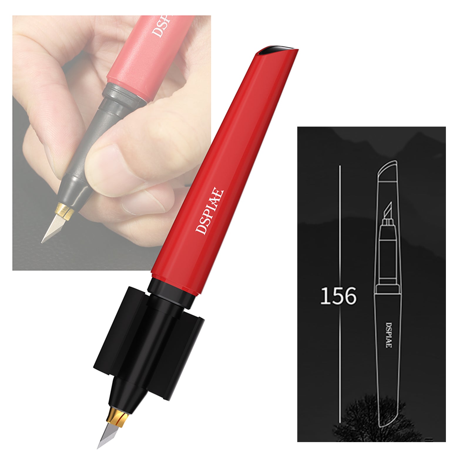 Dspiae PT-DK Präzisions-Hobbymesser