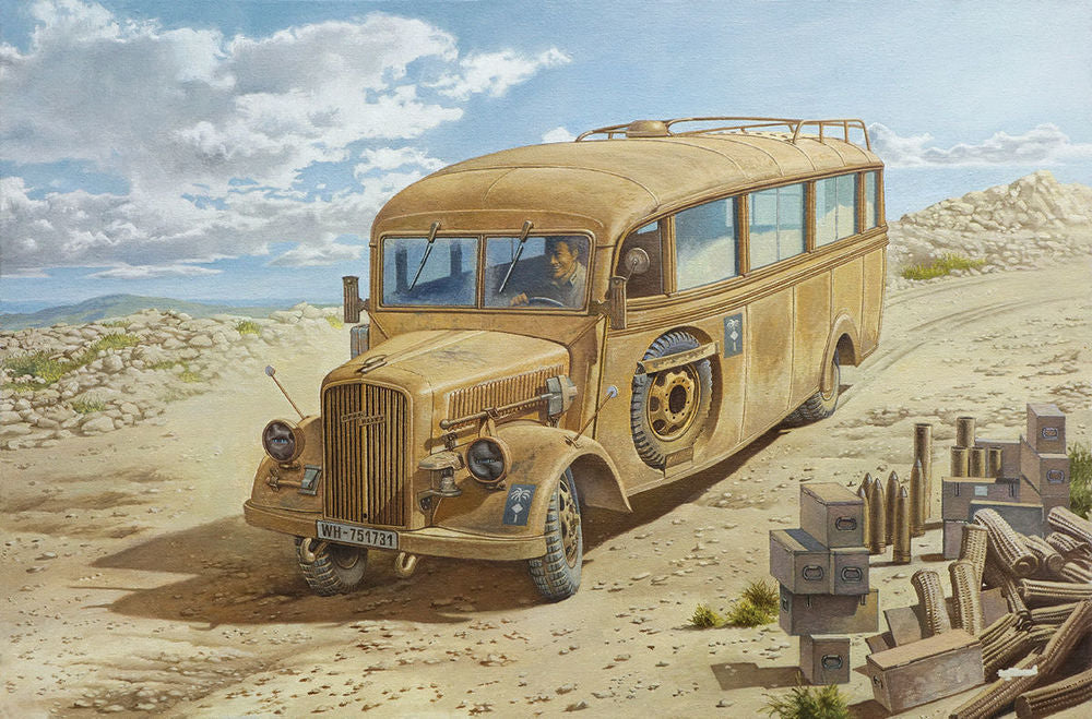 Opel Blitz 3.6-47 Omnibus model W39 Lude Ludewig built, late