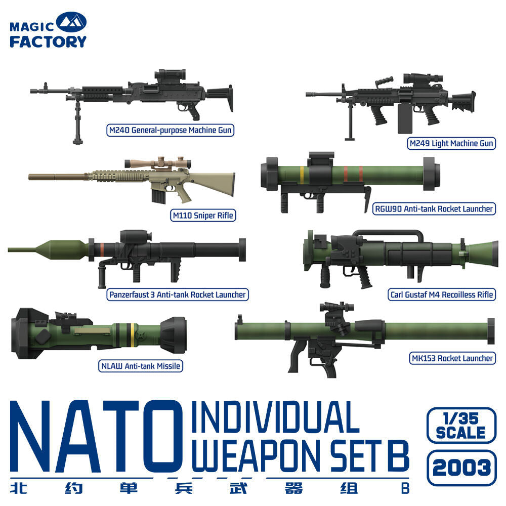 NATO Individual Weapon Set B(A kit incl.2pcs of each weapon