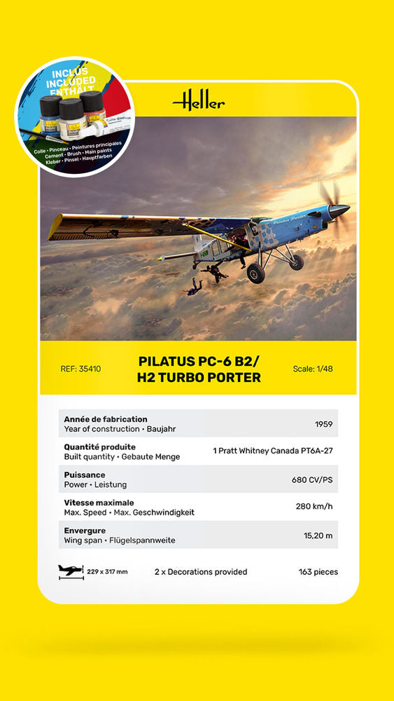 STARTER KIT Pilatus PC-6 B2/H2 Turbo Porter