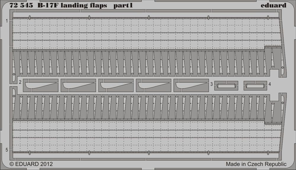 B-17F landing flaps for Revell