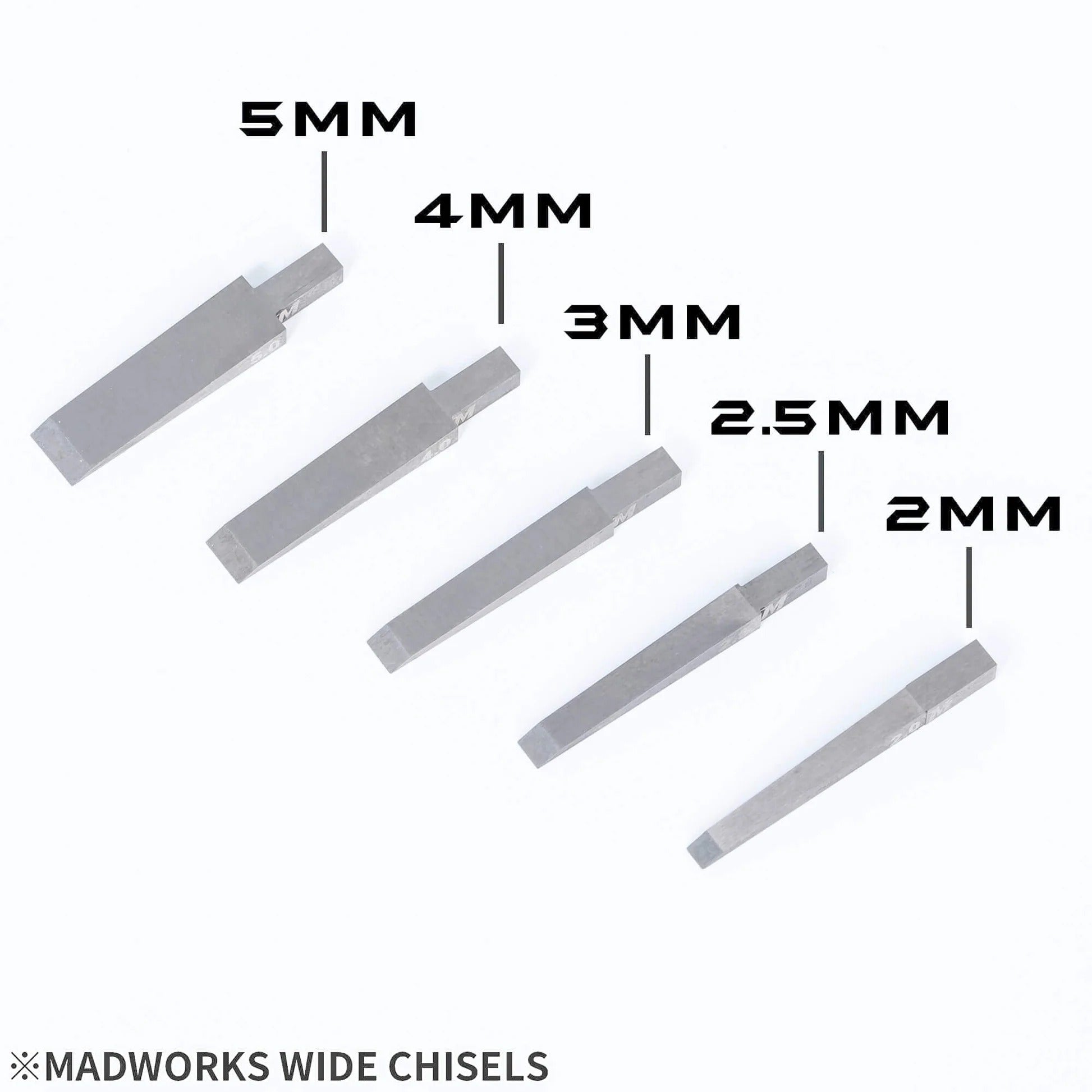 Tungsten Steel Wide Chisels (WD-)