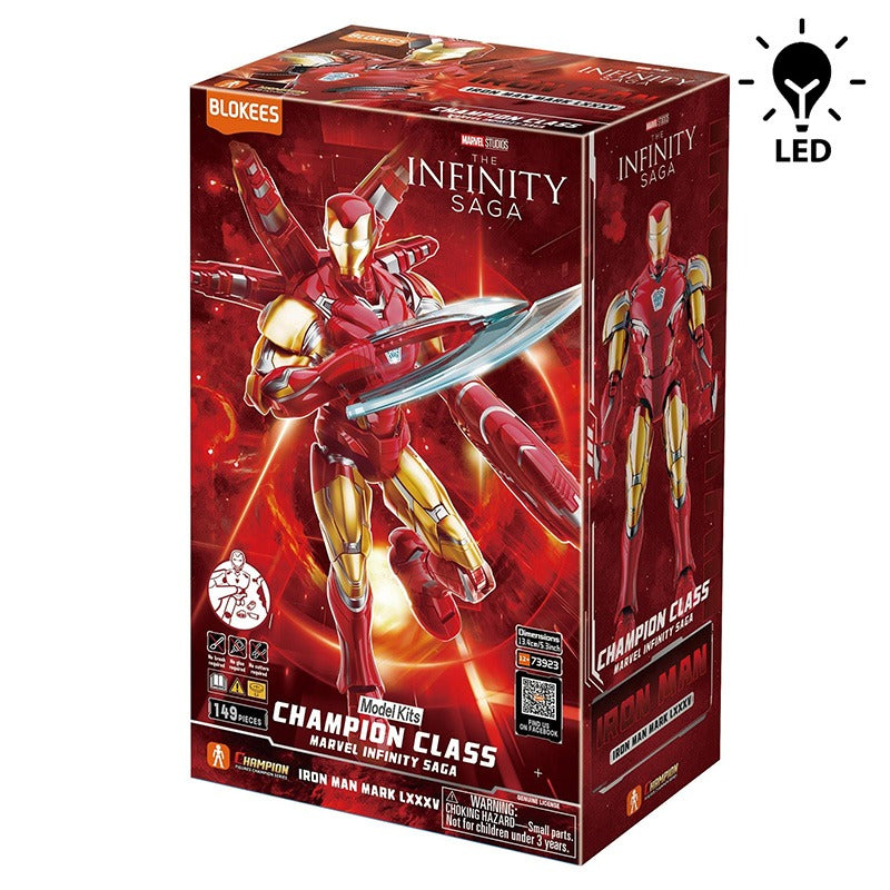 Marvel Hero Blokees Champion Class 01 Iron Man Mk85 Ex