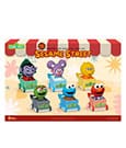 Sesame Street Pull Back Cars Shopping Cart Blind Box (6) 5 cm