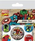 Marvel Comics Pin-Back Buttons 5-Pack Iron Man