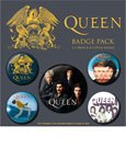 Queen-Pin-Back-Knöpfe, 5er-Pack, klassisch