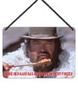 Bud Spencer Tin Sign Bohnen 16,5 x 11,5 cm