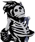 Die Ärzte Statue 1/10 Gwendoline Skelett 17 cm