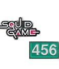 Squid Game Pins 2-Pack Squid Game & Player 456