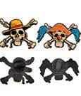 One Piece Pins 2er-Pack Ruffy & Buggy