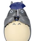 Mein Nachbar Totoro Figur mit rundem Boden, großer Totoro mit Blatt, 7 cm