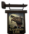 Ein amerikanischer Werwolf in London, maßstabsgetreue Nachbildung eines Pub-Schilds, 6 cm