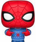 Marvel Comics POP! Marvel Holiday Vinyl Wackelkopf Spider-Man (Ugly Sweater) 9 cm