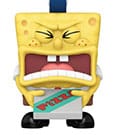 SpongeBob Schwammkopf POP zum 25-jährigen Jubiläum! Vinylfigur SB mit Pizza 9 cm