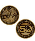 Dungeons & Dragons Collectable Coin 50th Anniversary Antique Gold Edition 4 cm