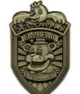 Five Nights at Freddy´s Replica Security Badge Antique Brass Edition