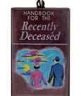 Beetlejuice Schlüsselanhänger-Handbuch der kürzlich Verstorbenen