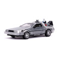 Zurück in die Zukunft II Hollywood Rides Druckgussmodell 1/24 DeLorean Time Machine