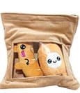 Yummis Together Plush Figures 2 Pack Sausage & Mustard in Take Away Bag 21 cm