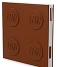 LEGO Notebook with Pen Brown