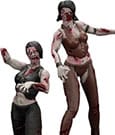 Zombie Dark Source Action Figures 2-Pack Female wrestlers 8 cm