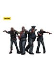 Zombie Dark Source Action Figures 4-Pack Police (Male) 8 cm